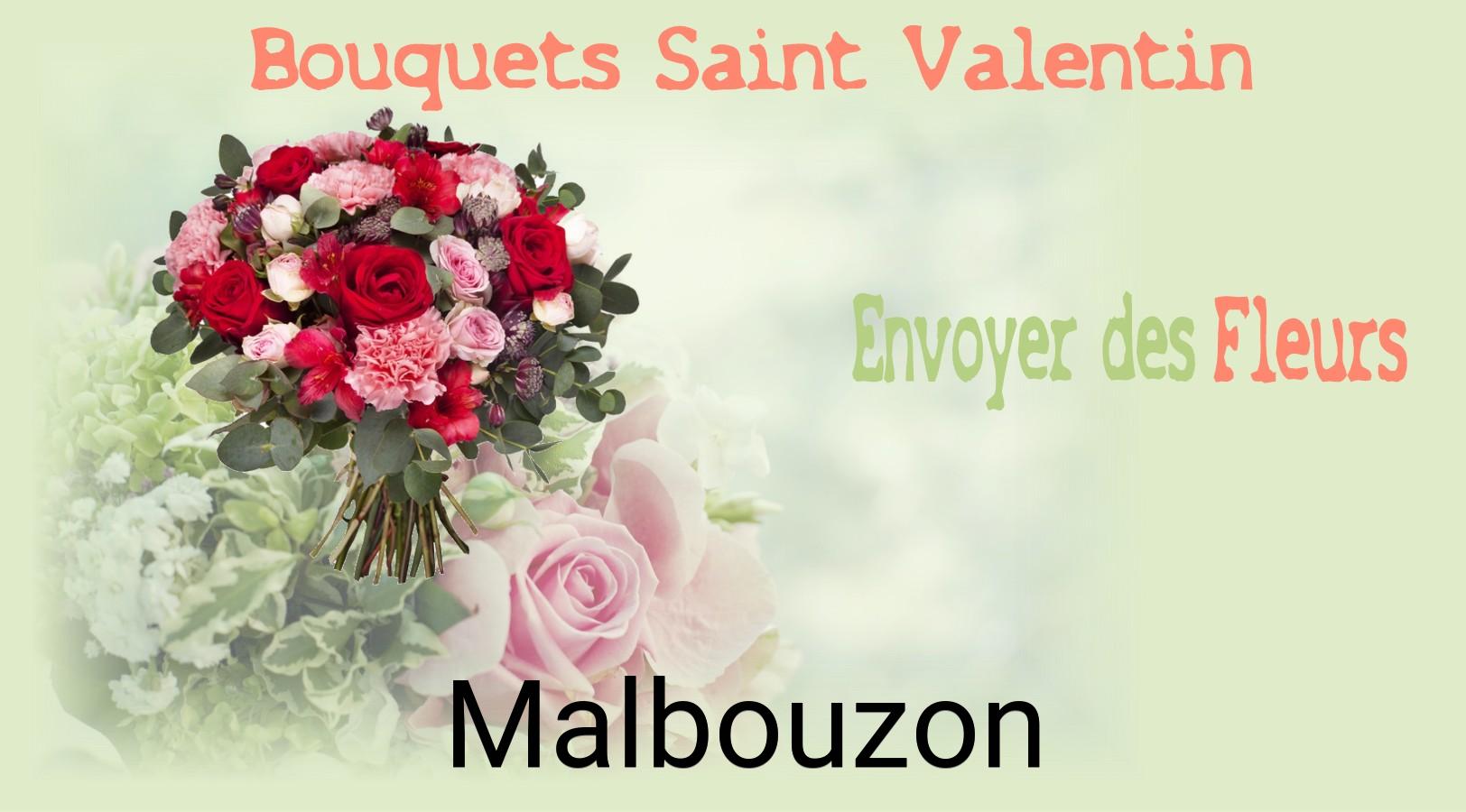 Roses de Saint-Valentin livrées à Malbouzon